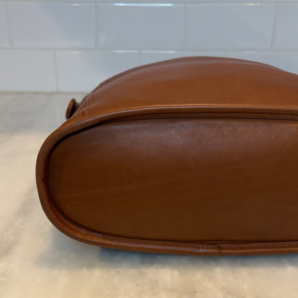 Coach Brown Leather Hobo Bag Vintage - Picture 8 of 16